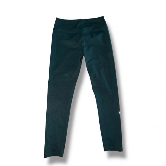 SPLITS59 High-Waisted Embossed Dot Leggings 25” - Green Large - Picture 3 of 9